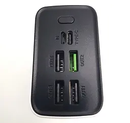 Потужний Повербанк Power Bank із швидкою зарядкою 30000mAh 4 USB /Type-C PD/QC 5A/22.5W Maxmate MMP30PD - мініатюра 3