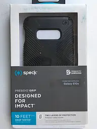Протиударний чохол-бампер Speck Presidio Grip 124578-1050 для Samsung Galaxy S10e Black - мініатюра 7