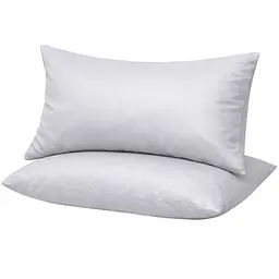 Набір наволочок Ecotton Light Grey полісатин 50х70 см 2 шт. світло-сірий (25063)