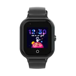 Дитячий смарт годинник Lemfo M52 з GPS трекером, 4G сім карткою та прослушкою Чорний  - мініатюра 3