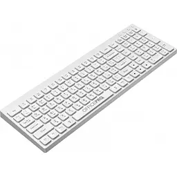 Клавіатура OfficePro бездротова біла (SK985W) - мініатюра 4