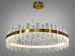 Люстра стельова LED LUXON Diasha 828/800BR, 90W, хром, 4950 лм, регульована висота, для кухні та інтер'єру