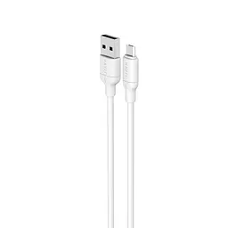 Кабель USB - Micro USB HAVIT CB678 3A 1м White (silicone) HAVIT (29243-000) - мініатюра 2