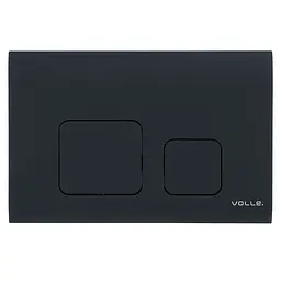 Клавіша змиву Volle Cuadro Evo чорний soft-touch 222113, Чорний матовий