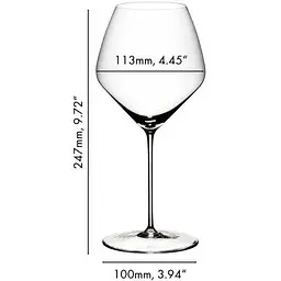 Келих для червоного вина Riedel Veloce Pinot Noir 768 мл набір 2 шт. прозорий (6330/07) - мініатюра 4