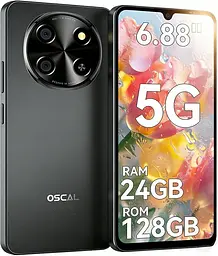 Смартфон Blackview Oscal Tiger 8 5G 8/128GB Platinum Black - мініатюра 9