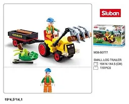 Конструктор Town Трактор з причепом, M38-B0777, 110 деталей, 19x4.5x14.1 см - мініатюра 3