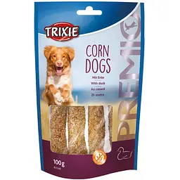 Ласощі для собак Trixie PREMIO Corn Dogs 100 г (качка)