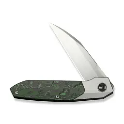 Складаний ніж Weknife Brr15 Bohler M390 титан карбон 82,5 мм зелений сірий - мініатюра 3
