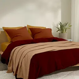 Плед покривало Cosas Sand Knitted Braid 240х260 см косичка (Blanket_27Sand_KnittedBraid_240x260) - мініатюра 5