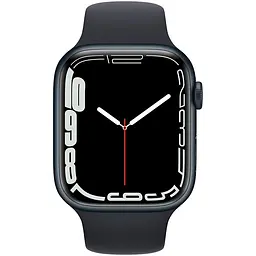 Apple Watch Series 7 GPS, 45mm, Midnight, Midnight Sport Band (Grade A) Seller Refurbished
