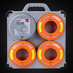 Комплект ліхтарів сигнальних Mactronic O-Flare 40 Lm Amber Magnetic 12/220V IPX7 6 шт Помаранчевий - мініатюра 12
