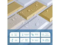 Декоративна ПВХ панель STICKER WALL 480 * 960 * 4мм Біло-бежева клінкерна цегла SW-00001430 - мініатюра 5