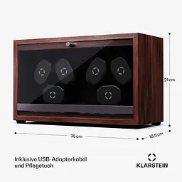 Ротомат скринька для автопідзаводу годинника Klarstein Brienz 6 (10045572) - мініатюра 4