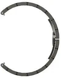 Браслет сталевий для Смарт-годинника Kospet Tank T2, M2, T3, T3 Ultra металевий ремінець Black (19597) - мініатюра 3