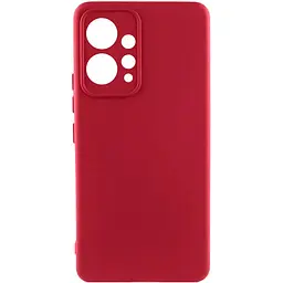Чохол TPU Getman Liquid Silk Full Camera для Xiaomi Redmi Note 12 4G Червоний/Dark Red