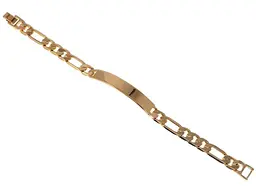 Браслет XUPING Позолота 18K "Плетіння Фігаро зі вставкою" довжина 19см х 8мм (130810) - мініатюра 2
