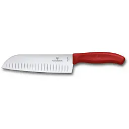 Кухонний ніж Victorinox SwissClassic Santoku 17 см Red (6.8521.17B)