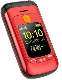 Смартфон Gzone F899 (Mafam F899) red. Touch dual screen. Flip