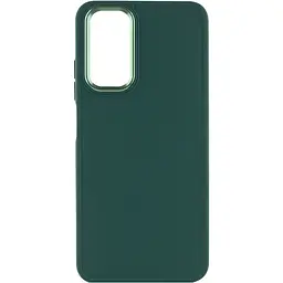 TPU чохол Bonbon Metal Style для Samsung Galaxy A14 4G/5G Зелений / Army green - мініатюра 2