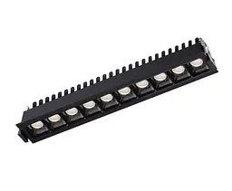 Світильник точковий врізний KLOODI KD-POINT 10X2 20W 3K BK