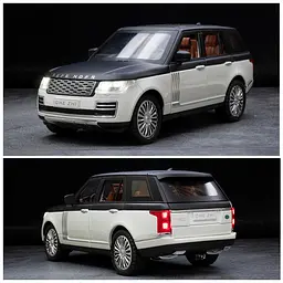 Колекційна металева модель позашляховика АвтоЕксперт Range Rover з інерцією, світлом та звуком 1:24 - мініатюра 8