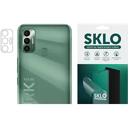 Захисна гідрогелева плівка SKLO на камеру 4 шт. для Tecno Spark 6