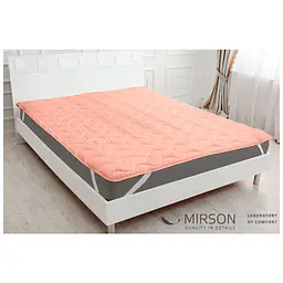 Наматрацник MirSon №1759 Eco Light Coral Cotton на гумці в кутках 70x190 см (2200003711561) - мініатюра 3