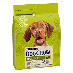 Сухий корм для собак Dog Chow Adult 1+, з ягням, 2,5 кг - мініатюра 2