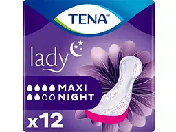 Прокладки урологічні TENA жіночі Lady Maxi Night 12шт 6 крапель