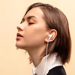 Дротові навушники Hoco M112 Story universal earphones with microphone, 3.5mm, 1.2m, white - мініатюра 4