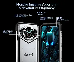 Смартфон Doogee S200 12/256 Gb Mecha Silver (6923740227824) - мініатюра 5