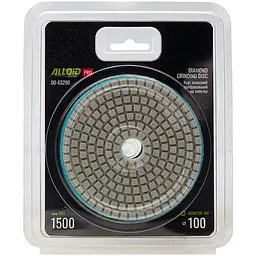 Круг алмазний Alloid Building Tools шліфувальний на липучці 100 мм зерно 1500 (DD-63290) - мініатюра 4