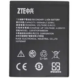 Батарея ZTE Li3818t43P3h665344 Blade GF3/AMAZING A5S 1850 мА*год