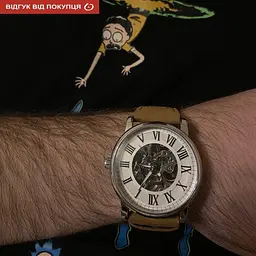 Чоловічий механічний наручний годинник Forsining Vintage Pro - мініатюра 10