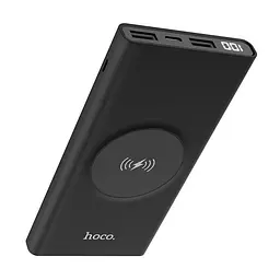 Додаткова батарея Hoco J37 Wisdom (Wireless Charger) (10000mAh) Black
