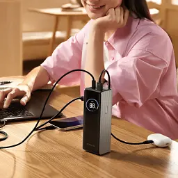Зовнішній акумулятор EcoFlow RAPID Power Bank 25000mAh Silver [EF-RAPID25K140W-S-EU] [139815] - мініатюра 14