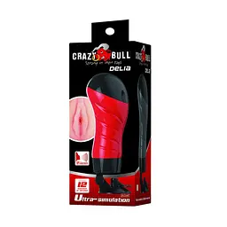 Мастурбатор Pretty Love Crazy Bull Delia, 12 функцій вібрації (тілесний) - мініатюра 9