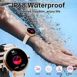 Смарт-годинник Oukitel BT-30 IP68 AMOLED Gold White-Pink - мініатюра 6