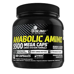 Амінокислота Anabolic Amino 5500, 400 капсул Olimp fit0018904