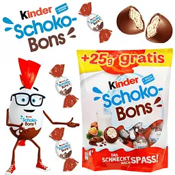 Шоколадні цукерки Kinder Schoko-Bons 225г - мініатюра 2