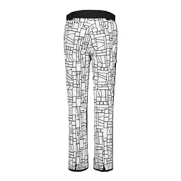 Штани CMP Womens' Clima Protect Stretch Ski Trousers with Geometric Print L White/Black (1097-31W0046-15ZH 42) - мініатюра 2