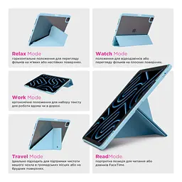 Чохол до планшета Armorstandart Y-Type PEN Xiaomi Redmi Pad 2 Blue (ARM87407) - мініатюра 3