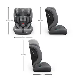 Автокрісло Kinderkraft Comfort Up 2 Plus i-Size Grey (KCCOUP02GRYPL00) - мініатюра 9