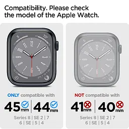 Чохол-ремінець Spigen Metal Fit Pro для Apple Watch 44/45mm Graphite (ACS04585) - мініатюра 11