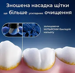 Насадка для зубної електрощітки Braun Oral-B iO RB CBF-8 Ultimate Clean Black (8 шт) - мініатюра 5