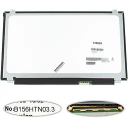 УЦІНКА! Матриця 15.6" B156HTN03.3 (1920*1080 40pin LED SLIM(вертикальні вушка) матова роз'єм праворуч внизу) для ноутбука
