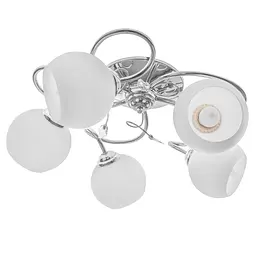 Люстра стельова Brille в спальню E27 60W CH (LK-592C/5)