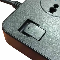 Мережевий фільтр-подовжувач на 3 розетки + 6 USB 3.1A 2 метри Чорний CP02 - мініатюра 4