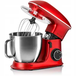 Тістоміс міксер планетарний Zeeegma PLANEET CHEF RED 2200 Вт - мініатюра 2